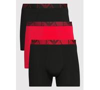 Emporio Armani Bodywear Bold Monogram Waistband 3 Pack Trunks, Assorted, Size M, Men Assorted