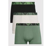 Emporio Armani Bodywear Regular Fit 3-pack Jersey Trunks with a Bold Monogram coloured, Assorted, Size L, Men Assorted
