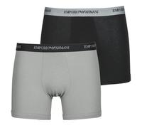 Emporio Armani Men's 111268cc717 Boxer Shorts, Multicolour (Nero/Grigio), S UK