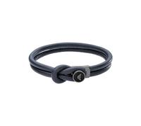 Emporio Armani Bracelet for Men , 18.50 cm Blue Leather Bracelet, EGS2214020