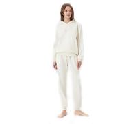 Emporio Armani Chenille Loungewear Tracksuit, Yogurt, XS