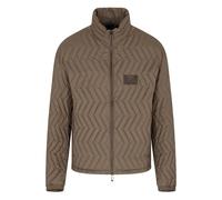 Emporio Armani chevron-quilted down jacket - Neutrals 50