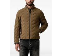 Emporio Armani chevron-quilted jacket - Brown 48-50-52-54-56