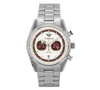 Emporio Armani Racer AR11645 - Man - 42 mm - Analogue - Quartz - Mineral Glass Beige/Red 21 mm