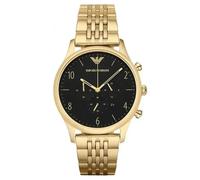 Emporio Armani Claudio AR1893 Men's Chronograph Watch - 44mm Black Dial Stainless Steel Bracelet