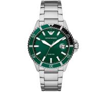 Emporio Armani Diver AR11338 - Man - 43 mm - Analogue - Quartz - Mineral Glass Green 22 mm