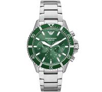 Emporio Armani Diver AR11500 - Man - 43 mm - Analogue - Quartz - Mineral Glass Green 22 mm