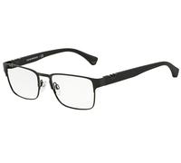 Emporio Armani EA1027 3001 Man Optical frames Metal Black Transparent Squared Normal