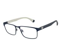 Emporio Armani EA1105 3018 Man Optical frames Metal Blue Transparent Squared Normal