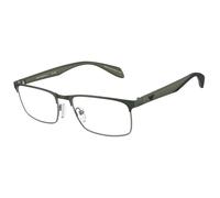 Emporio Armani EA1149 3367 Man Optical frames Metal Green Transparent Squared Normal