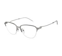 Emporio Armani EA1161 3010 Woman Optical frames Metal Grey Transparent Geometric Normal
