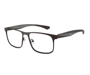 Emporio Armani EA1163 3390 Man Optical frames Metal Brown Squared Normal
