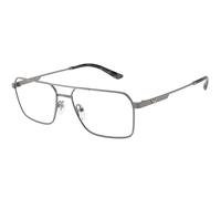 Stylish Eyeglasses Ea1166 in Black, male, Emporio Armani, Glasses, Gray, 57 MM, Accessories 57 MM
