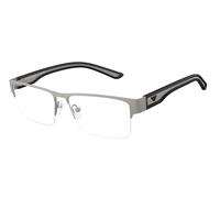 Emporio Armani EA1182 3003 Man Optical frames Metal Grey Transparent Squared Normal
