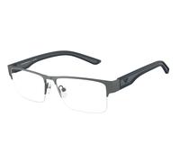 Emporio Armani EA1182 3010 Man Optical frames Metal Grey Transparent Squared Normal