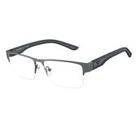 Emporio Armani EA1182 3010 Man Optical frames Metal Grey Transparent Squared Normal