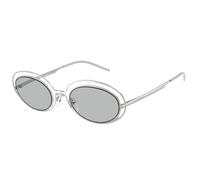 Emporio Armani EA2160 301587 Woman Sunglasses Metal Silver Grey Round Normal