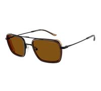 Emporio Armani EA2162 300163 Man Sunglasses Metal Black Bronze Squared Normal