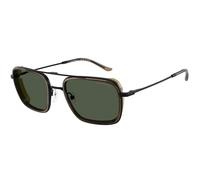 Emporio Armani Man Sunglass EA2162 - Frame color: Matte Black, Lens color: Dark Green Polarized