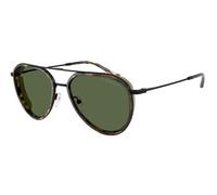 Emporio Armani EA2163 300171 Man Sunglasses Metal Black Green Pilot Normal