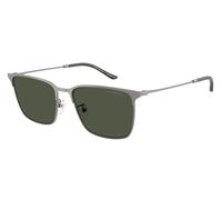 Emporio Armani EA2164D 30039A Man Sunglasses Metal Grey Green Squared Polarized