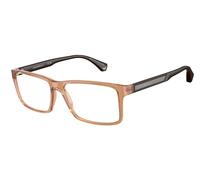 Emporio Armani EA3038 5044 Man Optical frames P rown Transparent Squared Normal
