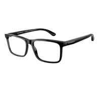 Emporio Armani EA3227 6051 Man Optical frames Acetate Black Pillow Normal
