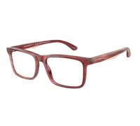 Eyeglasses - male - Emporio Armani - Glasses - Red - 56 MM - Accessories 56 MM