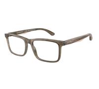 Emporio Armani EA3227 6055 Man Optical frames Acetate Green Transparent Pillow Normal