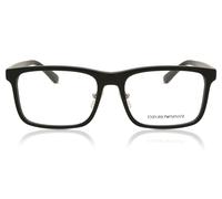 Emporio Armani EA3227F Asian Fit Men's Glasses, Black, Size 56
