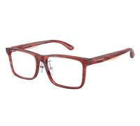 Emporio Armani EA3227F Asian Fit Men's Glasses, Clear, Size 56