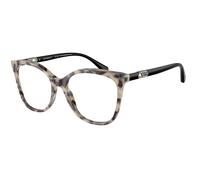 Stylish Eyeglasses in Glossy Havana - female - Emporio Armani - Glasses - Brown - 54 MM - Accessories 54 MM