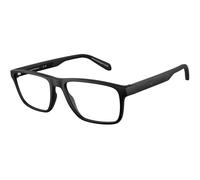 Emporio Armani EA3233 5001 Man Optical frames Injected Black Transparent Squared Normal