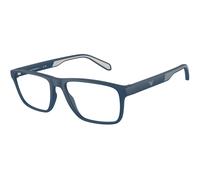 Emporio Armani EA3233 5763 Man Optical frames Injected Blue Transparent Squared Normal