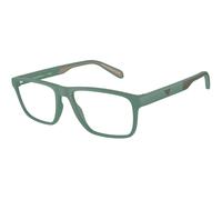 Emporio Armani EA3233 6102 Man Optical frames Injected Green Transparent Squared Normal