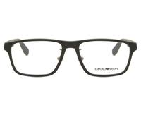Emporio Armani EA3233F Asian Fit Men's Glasses, Grey, Size 56