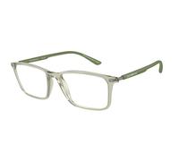 Emporio Armani EA3237 6107 Man Optical frames Injected Green Transparent Squared Normal