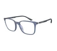 Emporio Armani EA3242U 6108 Man Optical frames Injected Blue Transparent Squared Normal