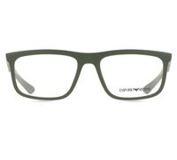 Square Optical Frame- unisex- Emporio Armani- Glasses- Green- 53 MM- Accessories 53 MM