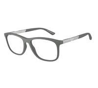 Emporio Armani EA3247F Asian Fit Men's Glasses, Grey, Size 55