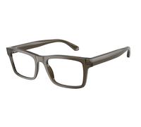 Emporio Armani EA3254F Asian Fit Men's Glasses, Clear, Size 56