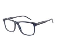 Emporio Armani EA3257 6054 Man Optical frames Acetate Blue Transparent Squared Normal