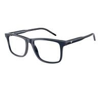 Emporio Armani EA3257F Asian Fit Men's Glasses, Blue, Size 55