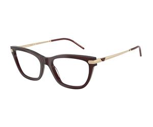 Emporio Armani EA3262 6265 Woman Optical frames Acetate Bordeaux Cat Eye Normal
