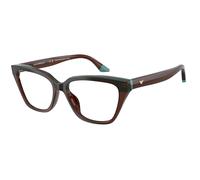Emporio Armani EA3270U 6318 Woman Optical frames Acetate Brown Cat Eye Normal