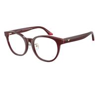 Emporio Armani EA3274F Asian Fit Women's Glasses, Burgundy, Size 53