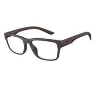 Emporio Armani EA3276U 6186 Man Optical frames Injected Brown Transparent Pillow Normal