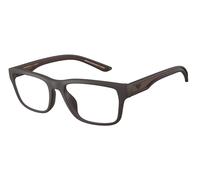 Emporio Armani EA3276U 6186 Man Optical frames Injected Brown Transparent Pillow Normal