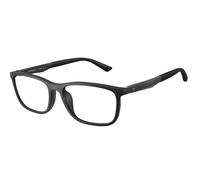 Emporio Armani EA3280U 5001 Man Optical frames Injected Black Transparent Pillow Normal