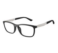Emporio Armani EA3280U 6372 Man Optical frames Injected Black Transparent Pillow Normal